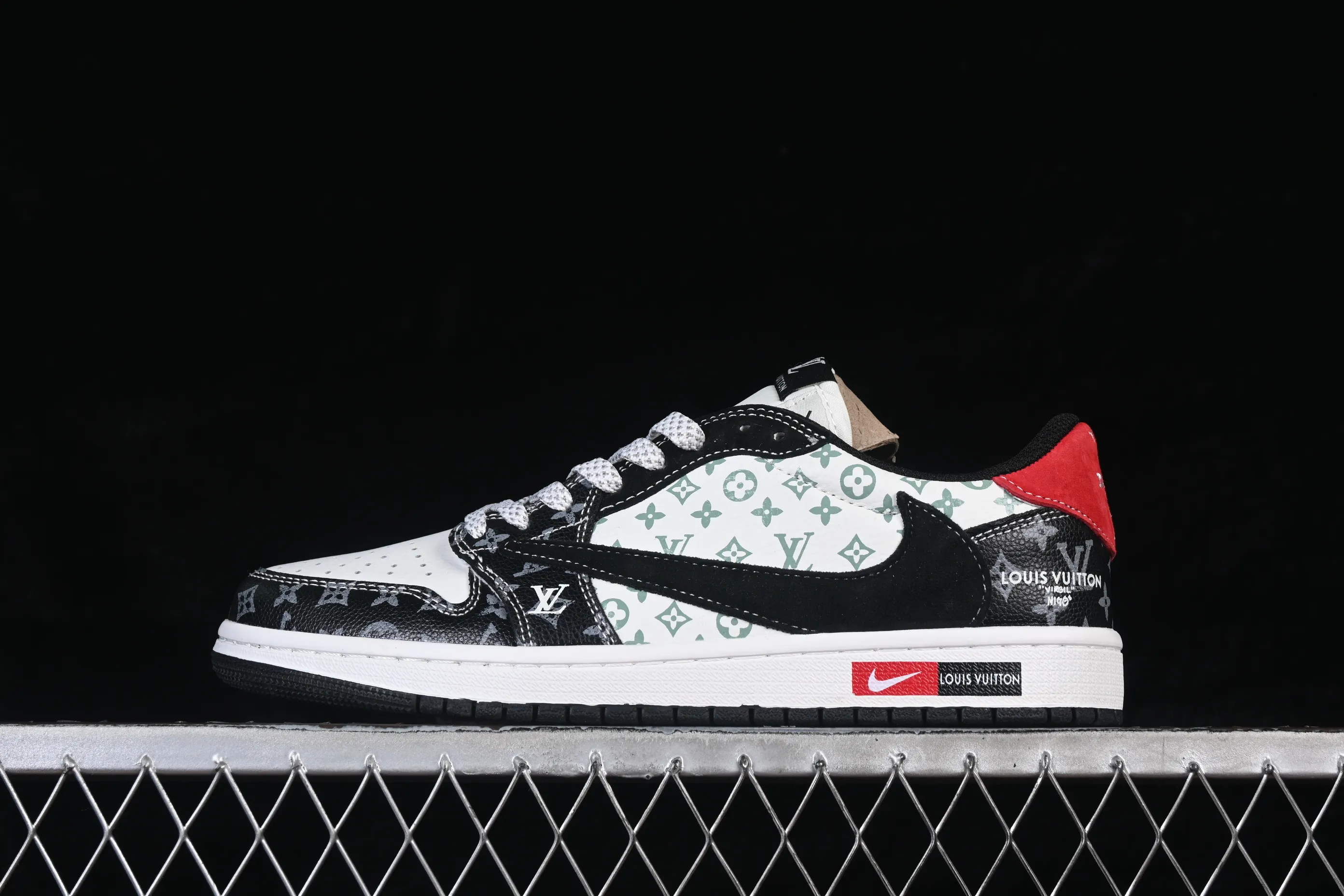 All categories Air Jordan Jordan series basketball shoes Air Jordan 1 Low High-end customized low-top sneakers Air Jordan 1 Low AJ1 Joe 1 joint model High-end customized low-top retro basketball shoes DZ5899-036